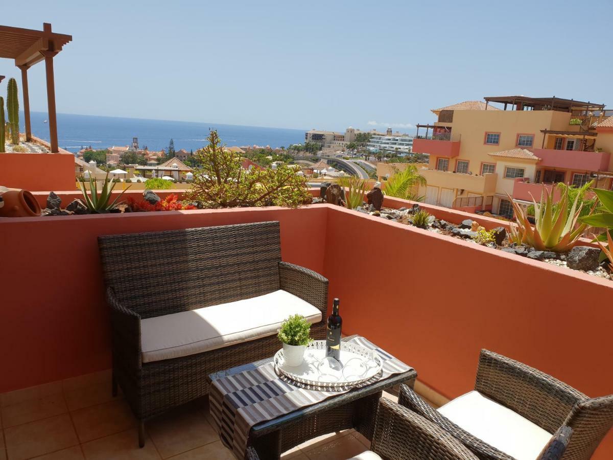 Terrazas Del Duque 2, Terrace, Sea View, Only 300 M To Beach, Heated Pool, Air Conditioning, Wifi Internet, Dishwasher, Washing Machine Costa Adeje  ภายนอก รูปภาพ
